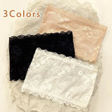 Lace Bras Top Breathable Invisible Strapless Chest Sexy Tube Top Underwear Brassiere Womens Push Up Invisible Bra Wire Free Bra