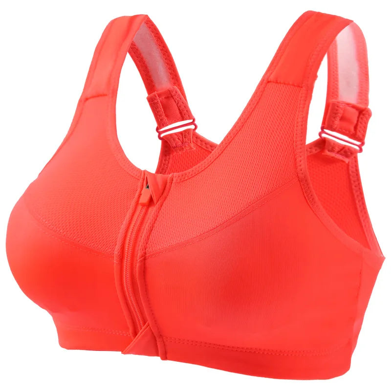 INTIMO SECRETS Women’s Deep U Sports Bra – Shockproof Yoga & Fitness Top