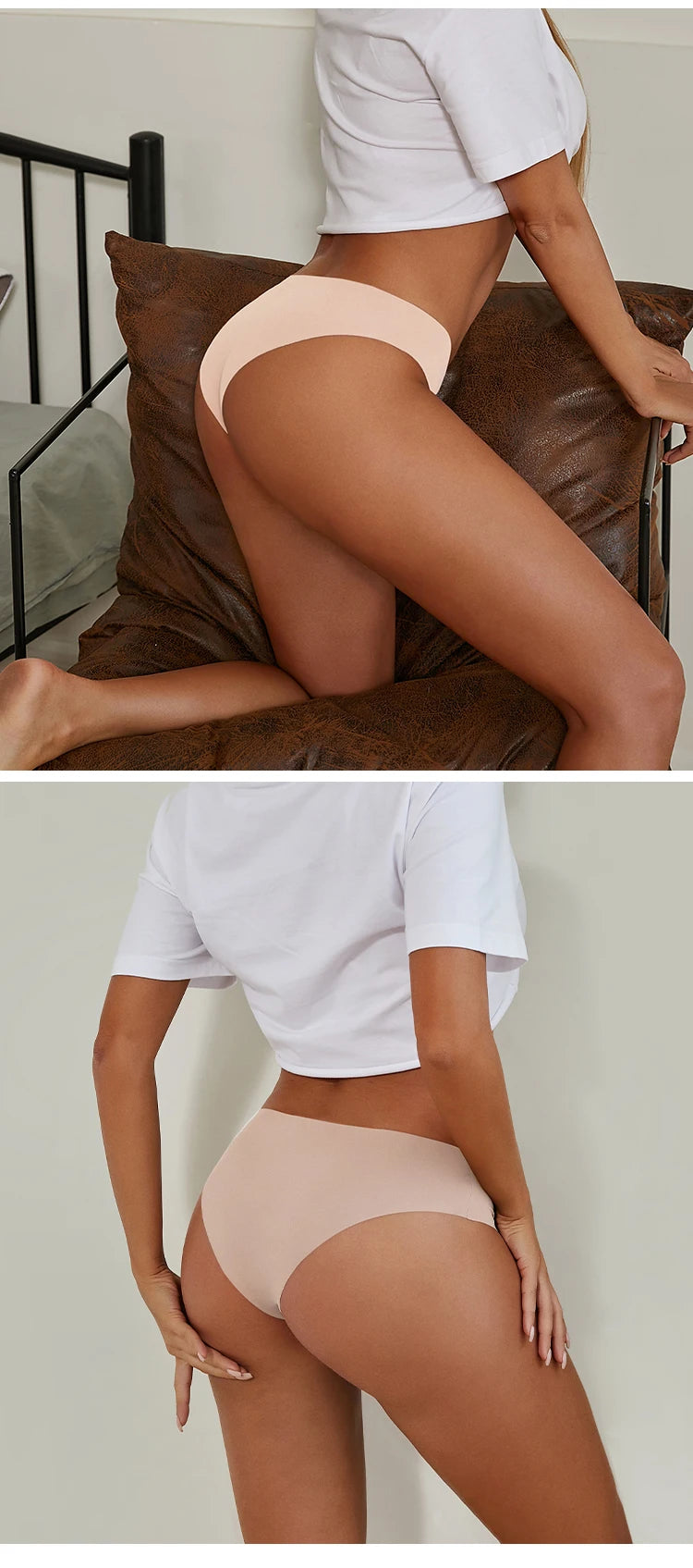 INTIMO SECRETS Seamless Invisible Daily Panties for Women