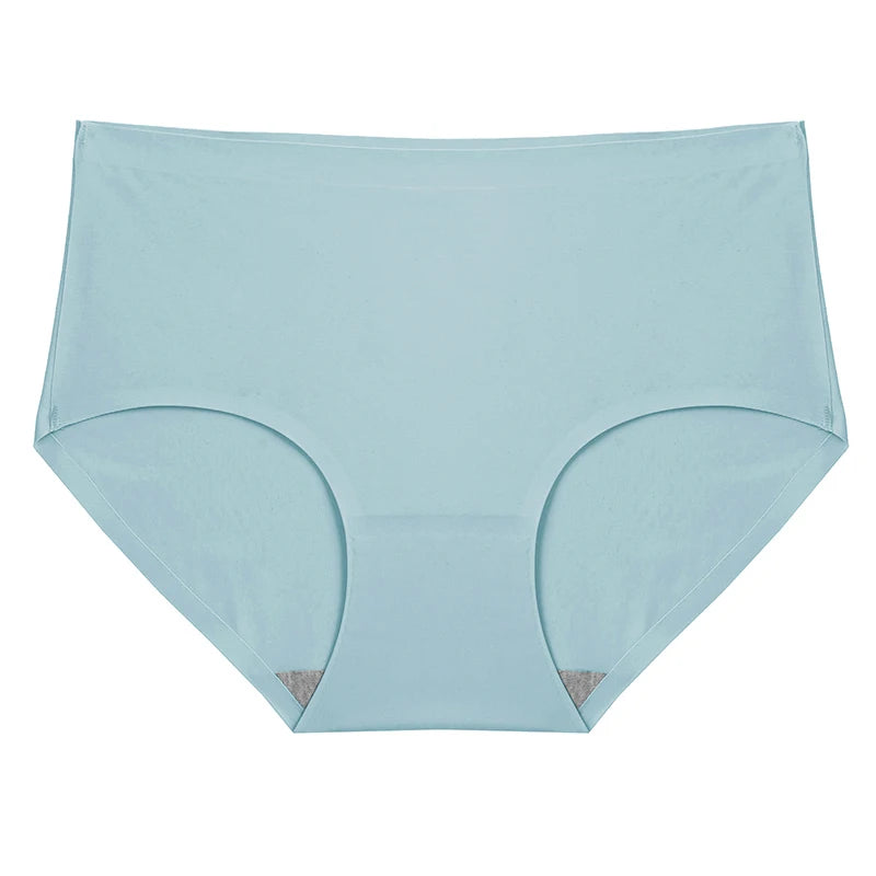 INTIMO SECRETS Plus Size Women’s Panties – Breathable Silk Satin 4PCS