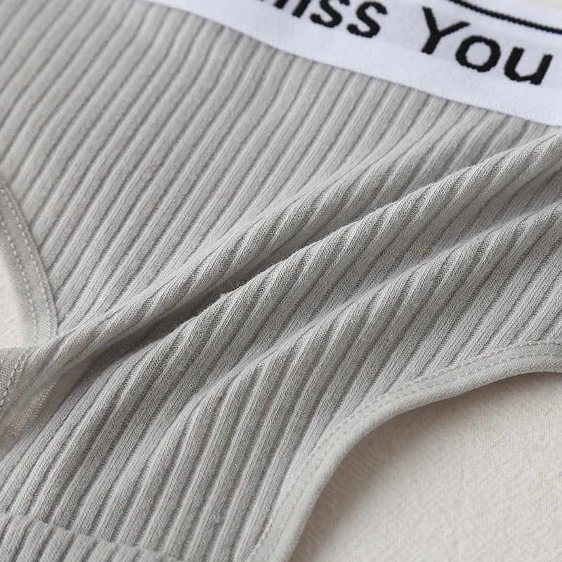 INTIMO SECRETS 3-Pack Women’s Cotton Thongs – Low-Waist, Soft & Comfortable G-String Panties