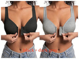 INTIMO SECRETS Wire-Free Front Closure Bra – Full Coverage for Women