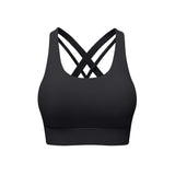 INTIMO SECRETS Women’s Seamless Sports Bra – Fixed Cup, Sweat-Absorbing Workout Top