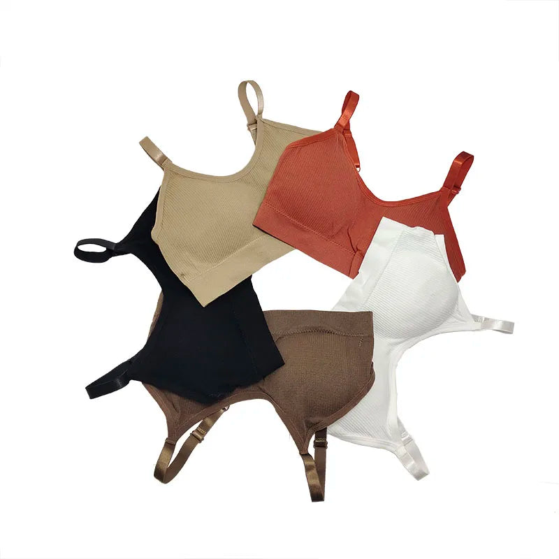 INTIMO SECRETS Breathable Padded Sports Bra – Adjustable Straps, Workout Ready