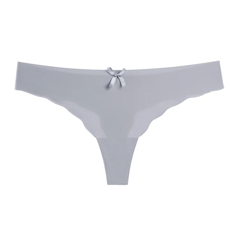 INTIMO SECRETS Seamless Thongs – Sexy Low-Waist G-String Underwear for Women