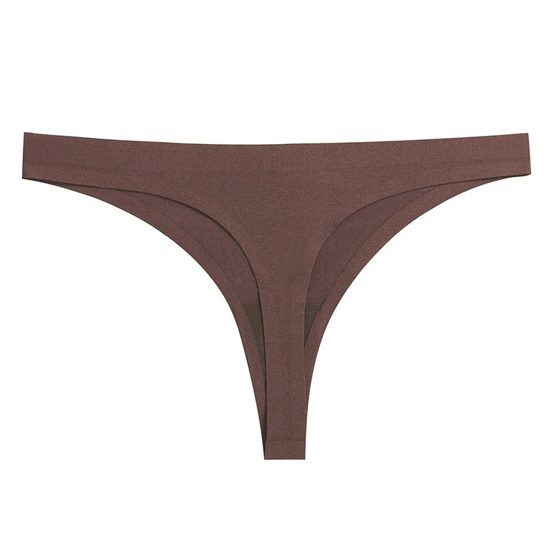 INTIMO SECRETS 3PCS Silk Satin Thongs – Seamless Sexy G-String Underwear for Women