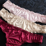 INTIMO SECRETS Women’s Ice Silk G-String – Ultra-Thin Seamless Low-Waist Thong