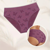 INTIMO SECRETS Women’s Butterfly-Shaped Soft Triangle Panties – Plus Size