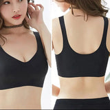 INTIMO SECRETS Detachable Pad Seamless Ice Silk Bra – Wireless, Breathable, Push-Up, Yoga Vest