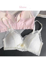 INTIMO SECRETS Japanese Push-Up Bra – Lace Enhancer Wire-Free Lift Bralette
