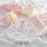 INTIMO SECRETS Women’s Cute Cartoon Fruit Cotton Seamless Panties – Strawberry Print