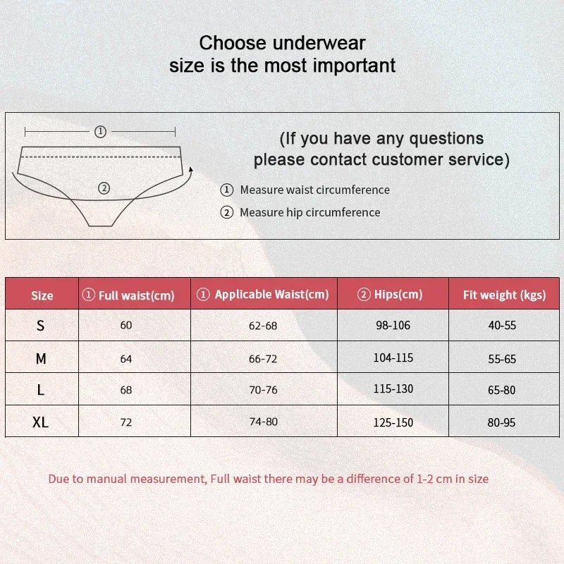 INTIMO SECRETS 7-Pack Women’s Low-Waist Cotton Panties with Letter Waistband