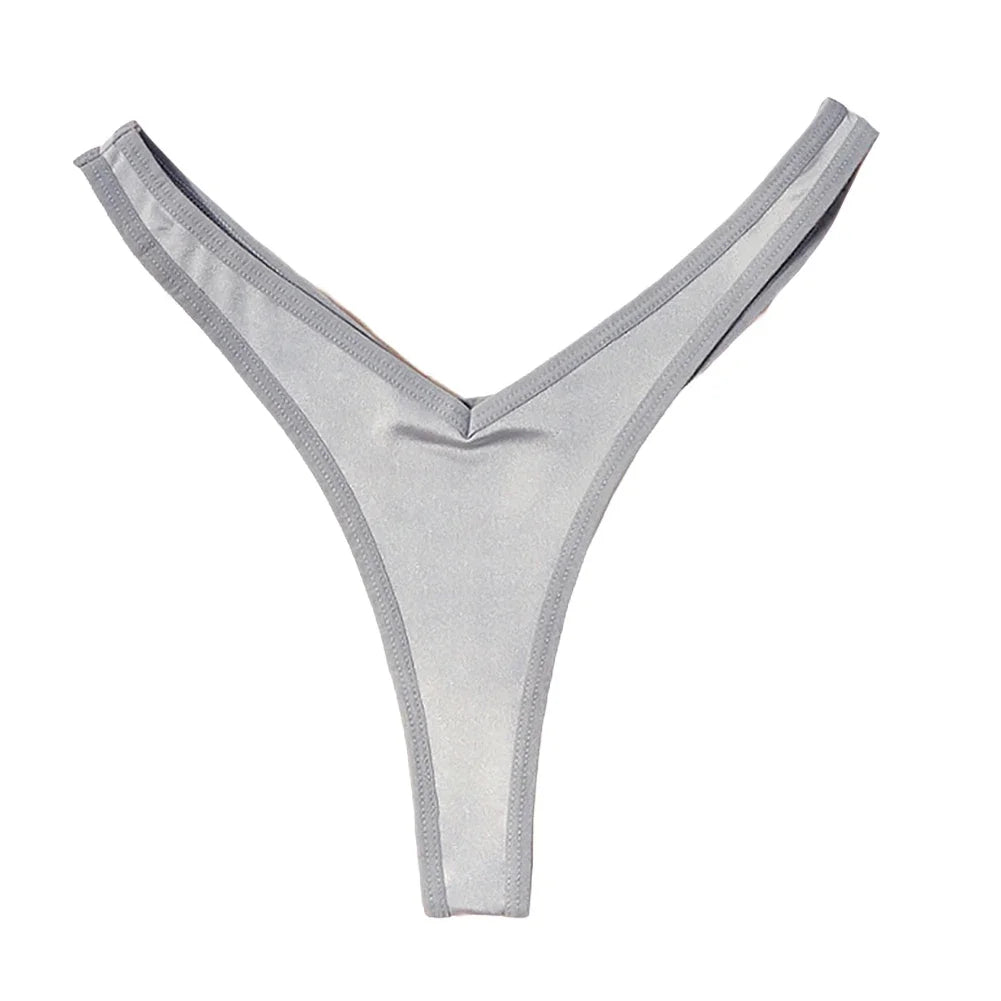 INTIMO SECRETS Women’s Sexy V-Waist Sports Thong – Breathable Low-Rise G-String Underwear