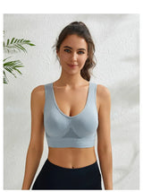 INTIMO SECRETS Women’s Wireless Sports Bra – Breathable Yoga Vest with Removable Pads