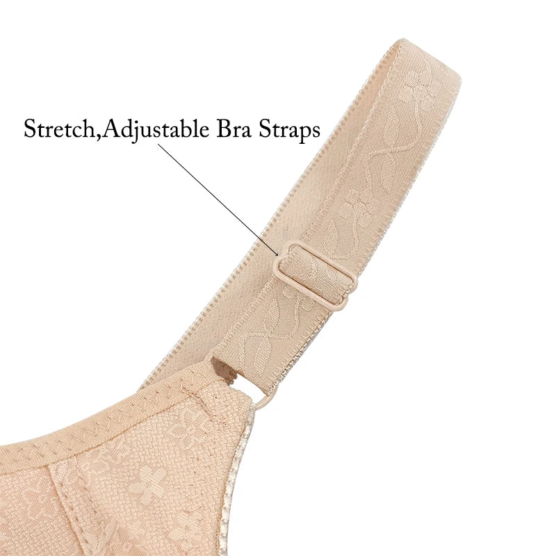 INTIMO SECRETS Plus Size Wireless Full-Coverage Bra – Soft & Breathable