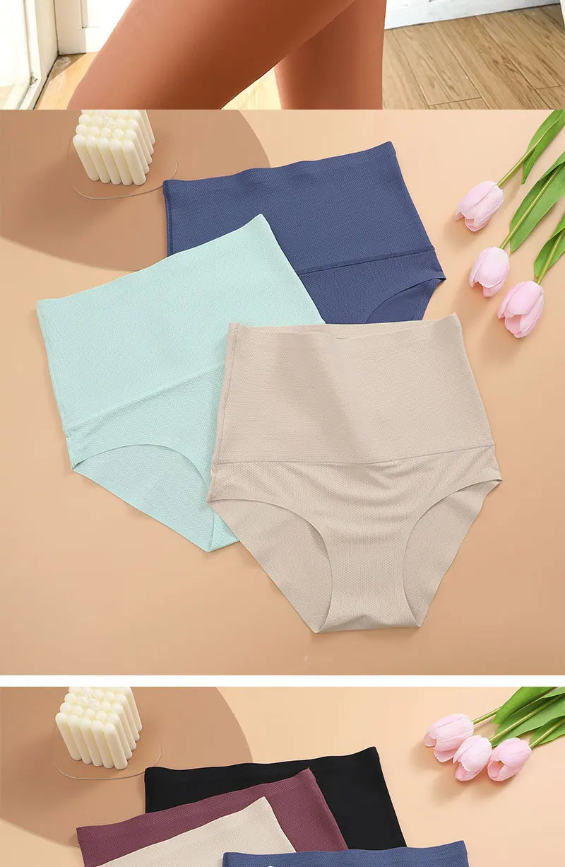 INTIMO SECRETS Anti-Bacterial High Waist Shapewear - Seamless Briefs