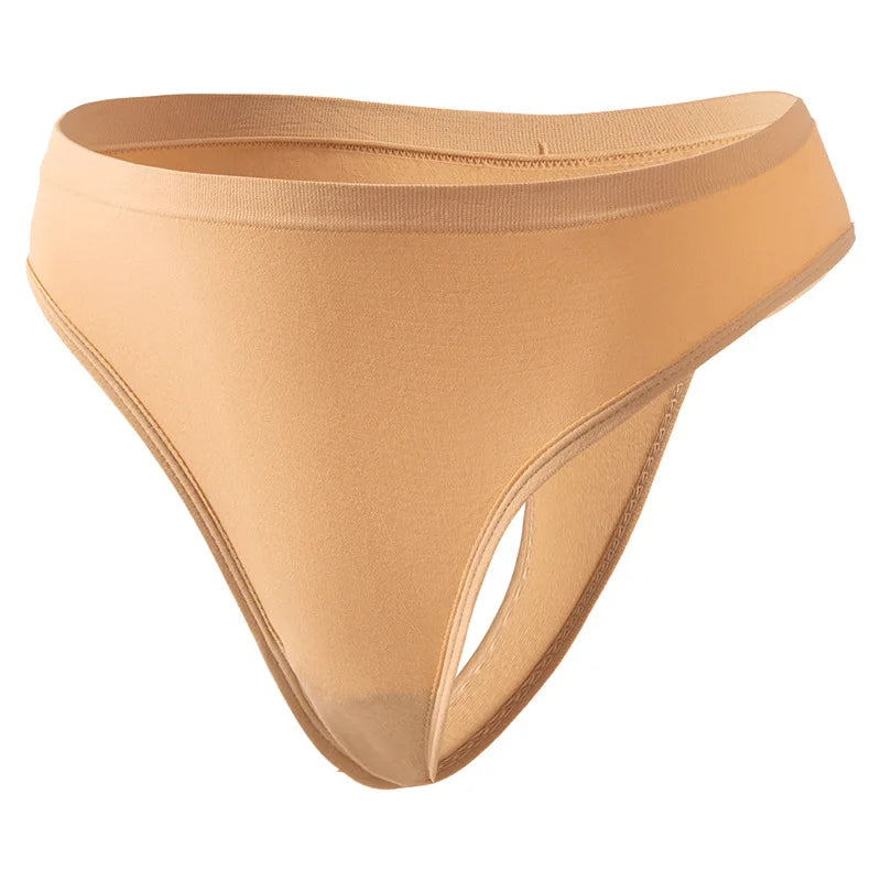 INTIMO SECRETS Seamless Women’s Thong – Low-Rise G-String, Breathable Sports Underwear S-5XL