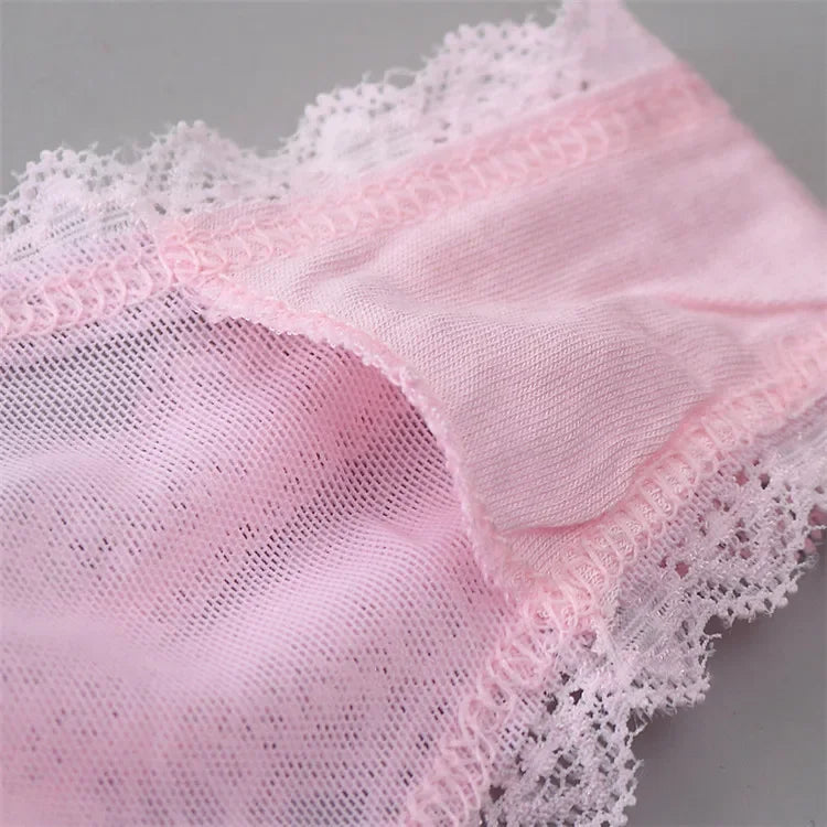 INTIMO SECRETS Women’s Summer Lace Thong – Low-Waist, Hollow-Out, Seamless & Breathable Panties