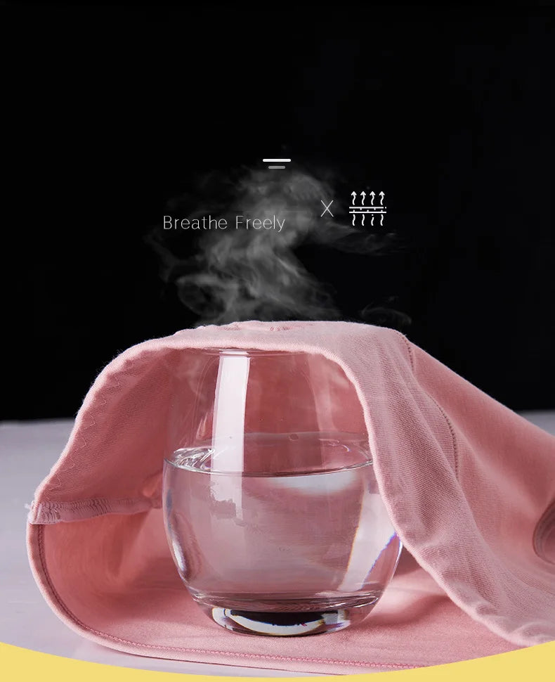 Plus Size M-5XL 4Pcs/Set High Waist Cotton Panties Women Body Shaper Underwear Soft Print Girls Briefs Slimming Female Lingerie