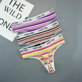 INTIMO SECRETS 3PCS Cotton Thongs – Soft Low-Rise G-String Underwear for Women