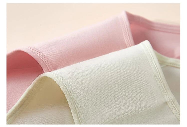 4Pcs High Waist Women Panties Body Shaper Underwear Cotton Sexy Ladies Briefs Slim Panty Breathable Solid Color Ladies Lingerie