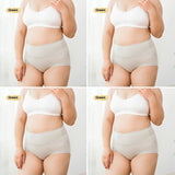 4Pcs High Waist Cotton Panties Women Underwear Body Shaper Soft Ladies Briefs Plus Size Sexy Panty Female Breathable Lingerie