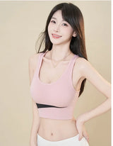 INTIMO SECRETS Women’s High-Impact Sports Bra – Large Size Wire-Free Yoga & Running Top