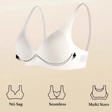 Women Wireless Bra Deep V Hollow Out Underwear Female Seamless Bras Ladies Comfortable 3/4 Cup Brassiere Girls Soft Lingerie New