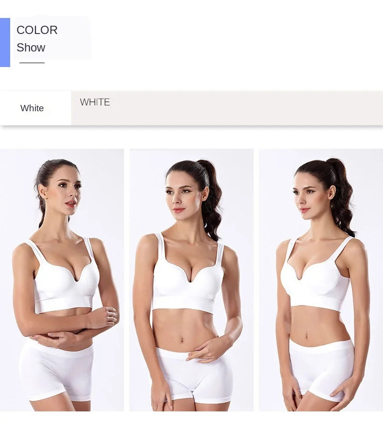 INTIMO SECRETS Women’s Yoga & Fitness Bra – 3D Cup, No Steel Ring