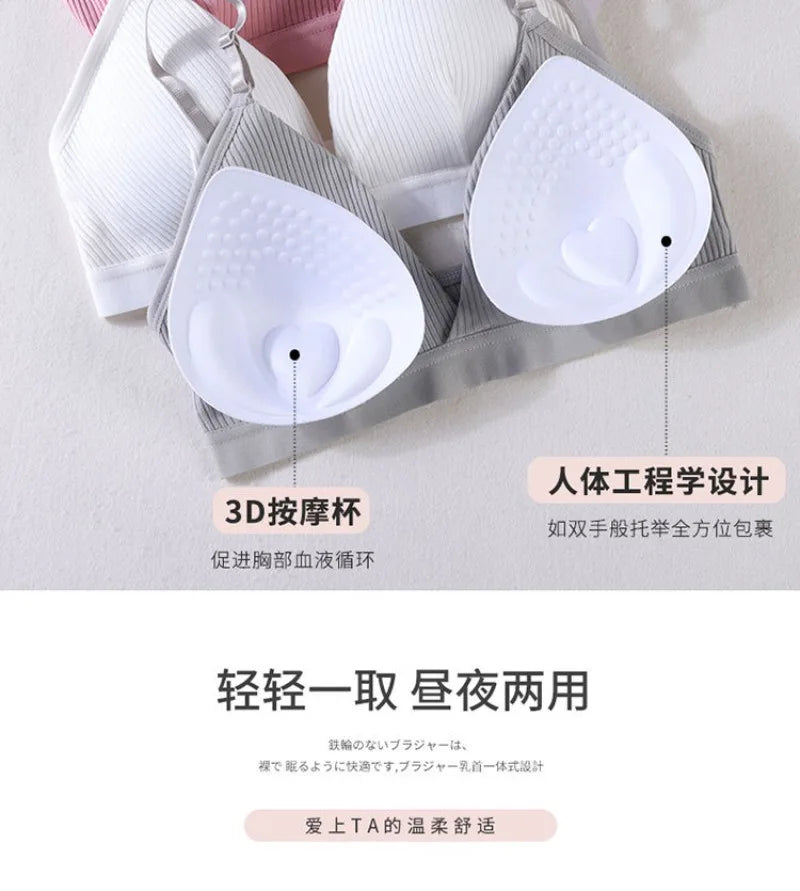 INTIMO SECRETS Women’s Triangle Cup Yoga Sports Bra – Adjustable Beauty Back Vest