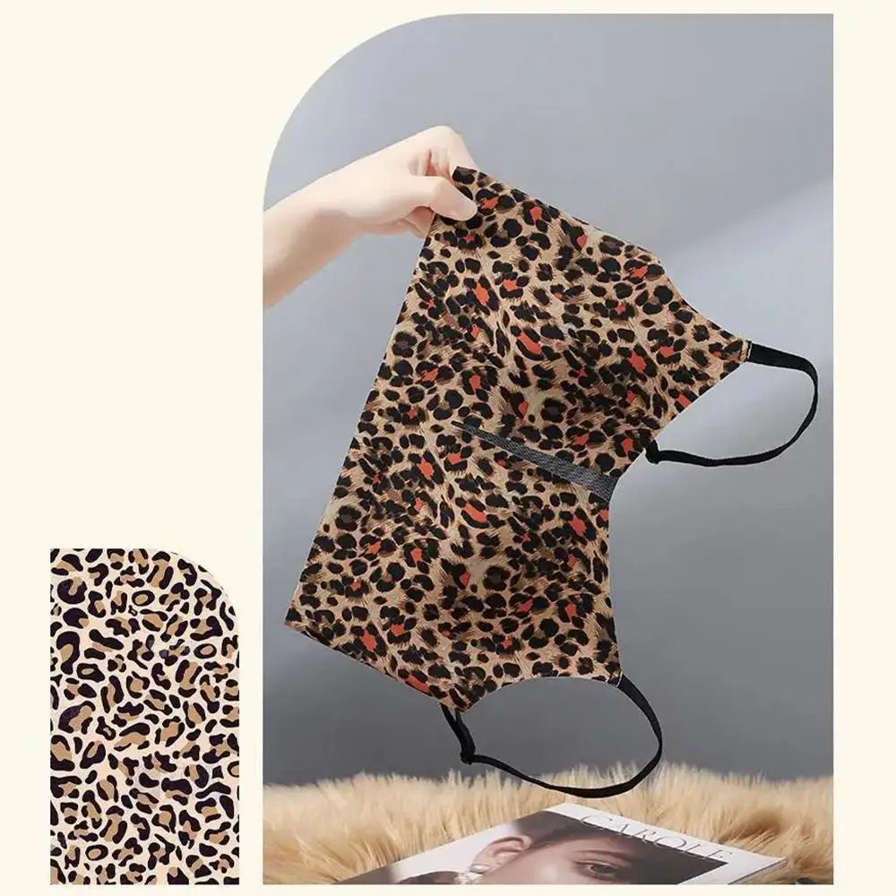 INTIMO SECRETS Leopard Print Wireless Minimizer Bra – Anti-Sag, Large Bust Support