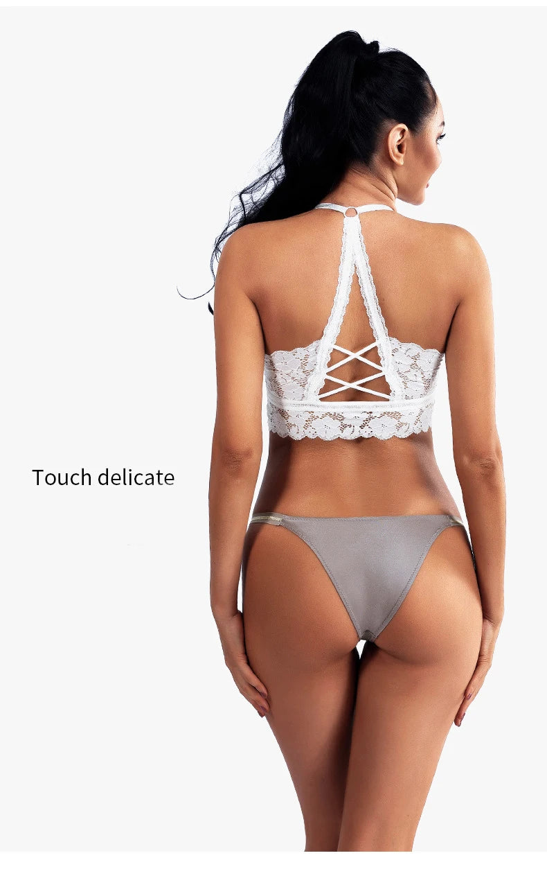 INTIMO SECRETS Ice Silk Thongs – Seamless Low-Waist G-String Underwear for Women