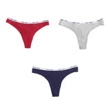 INTIMO SECRETS Cotton Soft Thong – Seamless Low-Rise Underwear for Women