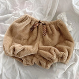 INTIMO SECRETS Winter Plush Bra & Panty – Cute Cartoon Bear Tube Top