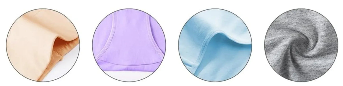 INTIMO SECRETS 4PCS High Waist Cotton Panties – Plus Size Women L-5XL