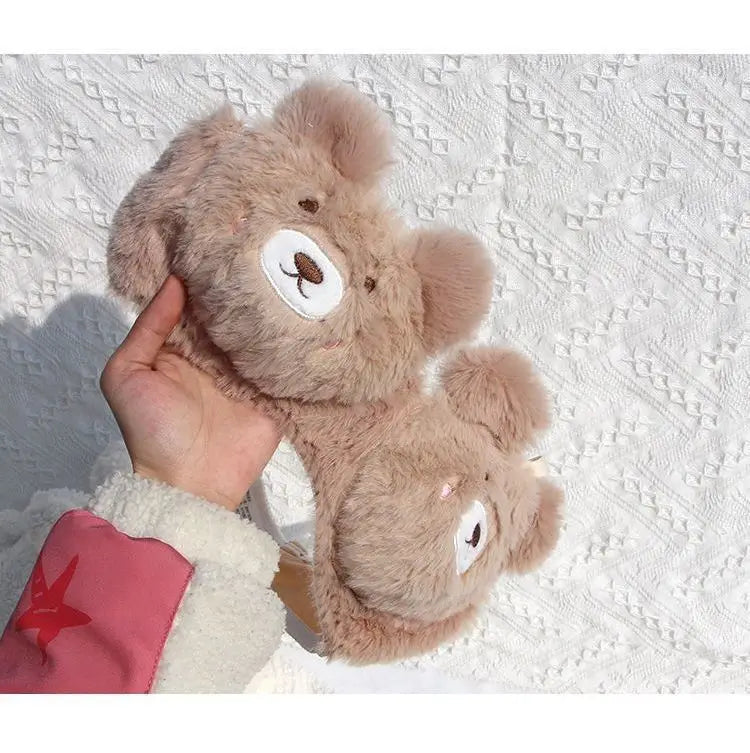 Japanese Cute Girl Plush Underwear Autumn And Winter Japanese Bra Set Without Underwire Warm