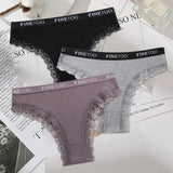 INTIMO SECRETS 3-Pack Cotton Brazilian Panties – Low Rise Plus Size Women