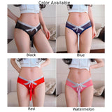 INTIMO SECRETS Mesh Gauze Low-Waist Sissy Pouch Panties for women