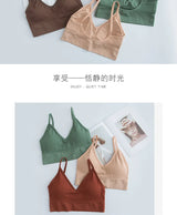 Seamless Women Push Up Bra Beautiful Back Bras Fitness Tops Brassiere Bralette Female Tube Top Underwear Bralet With Chest Pad