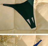 INTIMO SECRETS Ruffles Seamless Thong – Invisible T-Back Underwear for Women