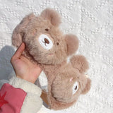 Japanese Cute Girl Plush Underwear Autumn And Winter Japanese Bra Set Without Underwire Warm