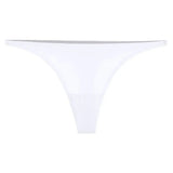 INTIMO SECRETS Bamboo Silk Seamless Thongs – Sexy V-Waist Antibacterial G-String & Breathable Soft Lingerie