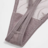 INTIMO SECRETS 2PCS Mesh Thongs – Transparent Seamless G-String Underwear for Women S-XL
