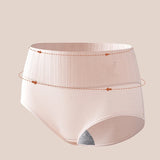 INTIMO SECRETS 4PCS High Waist Cotton Panties – Plus Size Women’s Lingerie