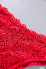 INTIMO SECRETS Women’s Low-Waist Hollow Lace Embroidered Panties – Summer Breathable