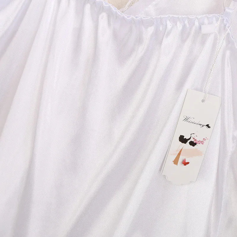 1PC Women's Sexy Sleep Suspenders V-neck Solid Color Comfortable Fashion Nightdress Sleepshirts Underwear Clothing