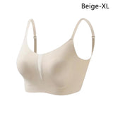 INTIMO SECRETS Leopard Print Wireless Minimizer Bra – Anti-Sag, Large Bust Support