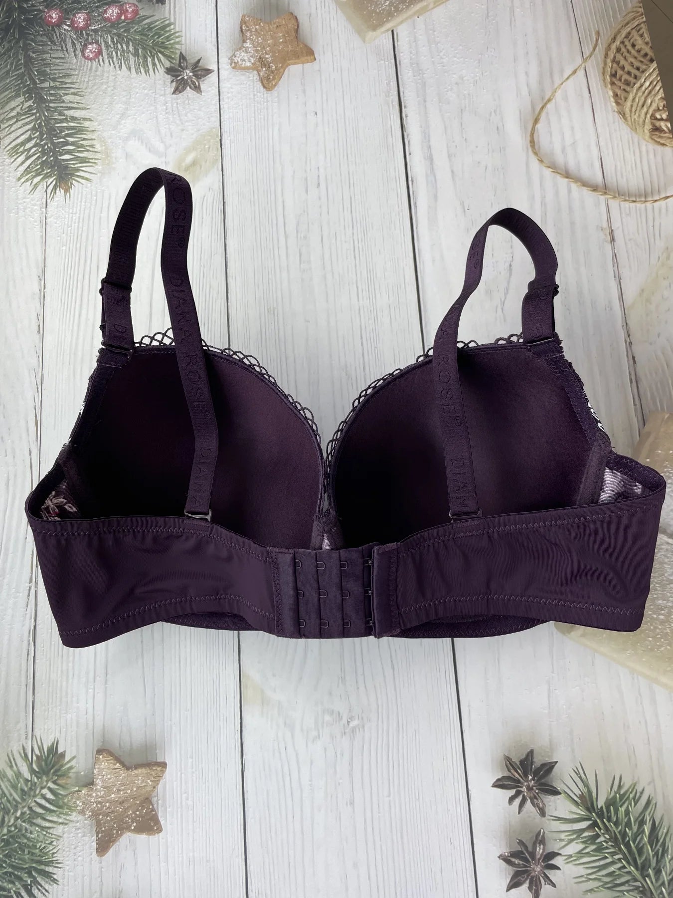 INTIMO SECRETS Diana Rose Underwire Bra – C/D/E Cup, Anti-Sag