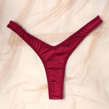 INTIMO SECRETS Women’s Sexy V-Waist Sports Thong – Breathable Low-Rise G-String Underwear