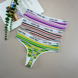 INTIMO SECRETS 3PCS Cotton Thongs – Soft Low-Rise G-String Underwear for Women